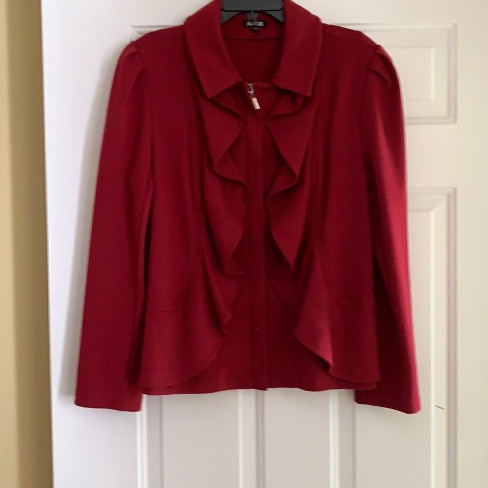 XL burgundy jacket 